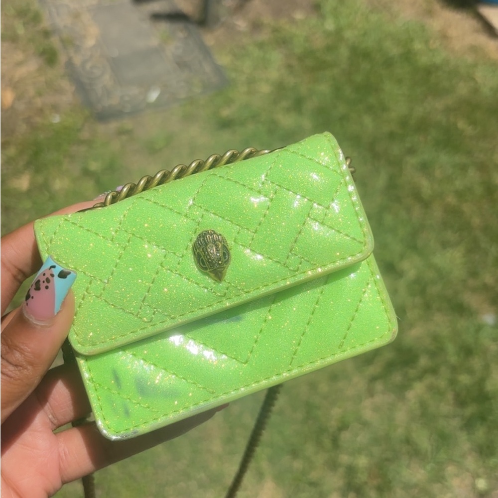PRICING IS FIRM!!!
Kurt Geiger Neon Green Quilted Crossbody Bag